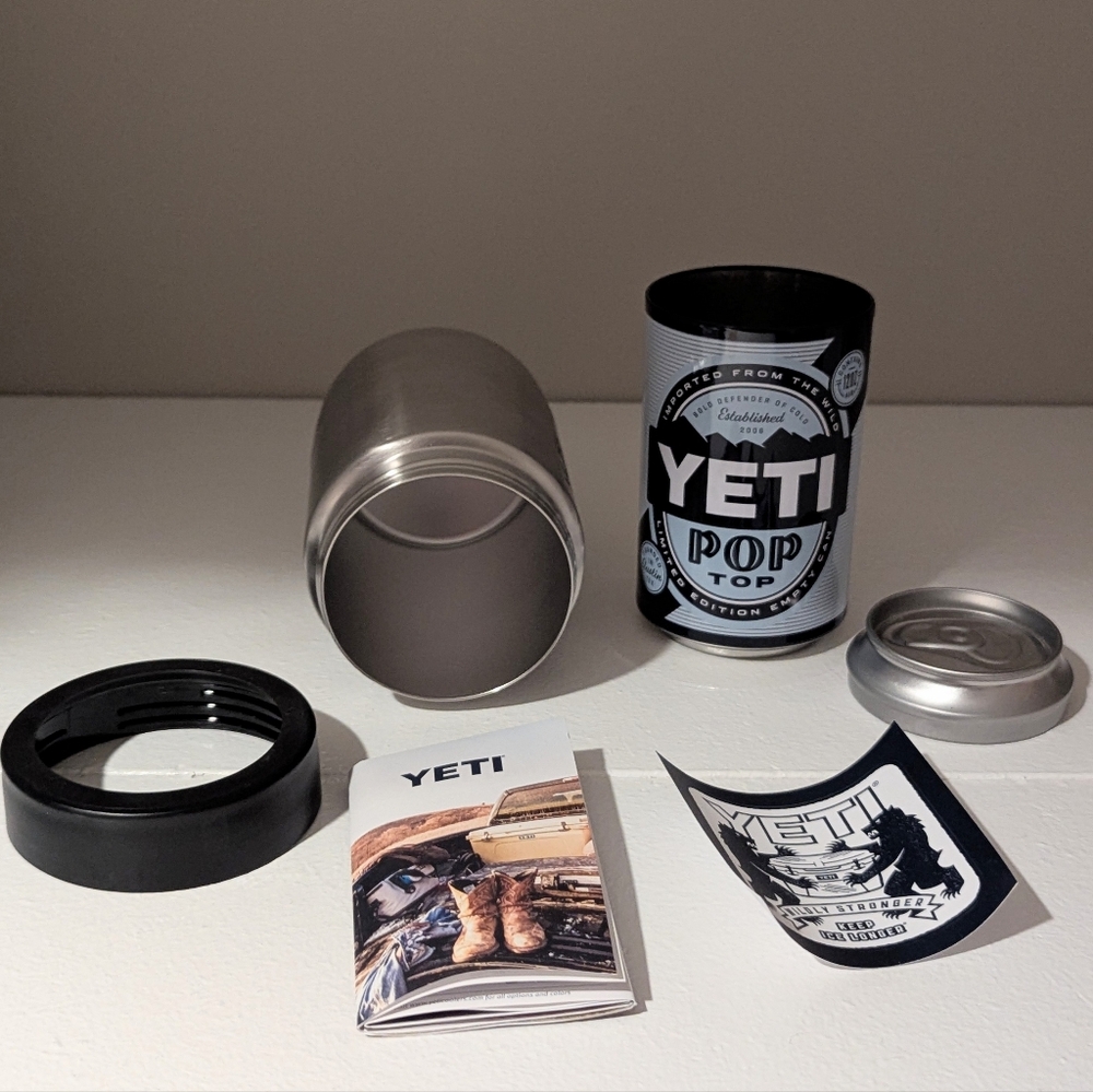 Yeti Can Tumbler Canisters For Soda & Beer Tailgating - Picture 8 of 11